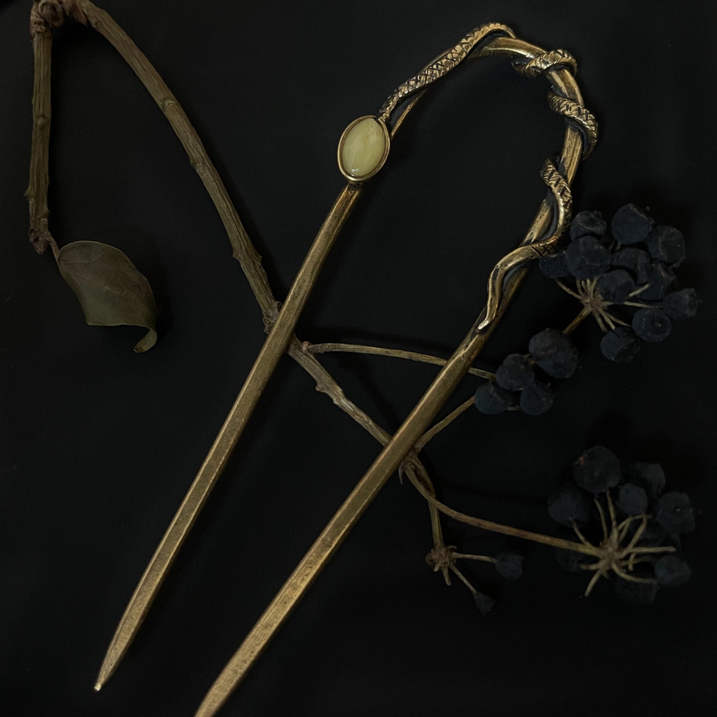 Hair Fork "Snakey"