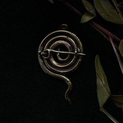 Brooch "Serpent's Serenity"