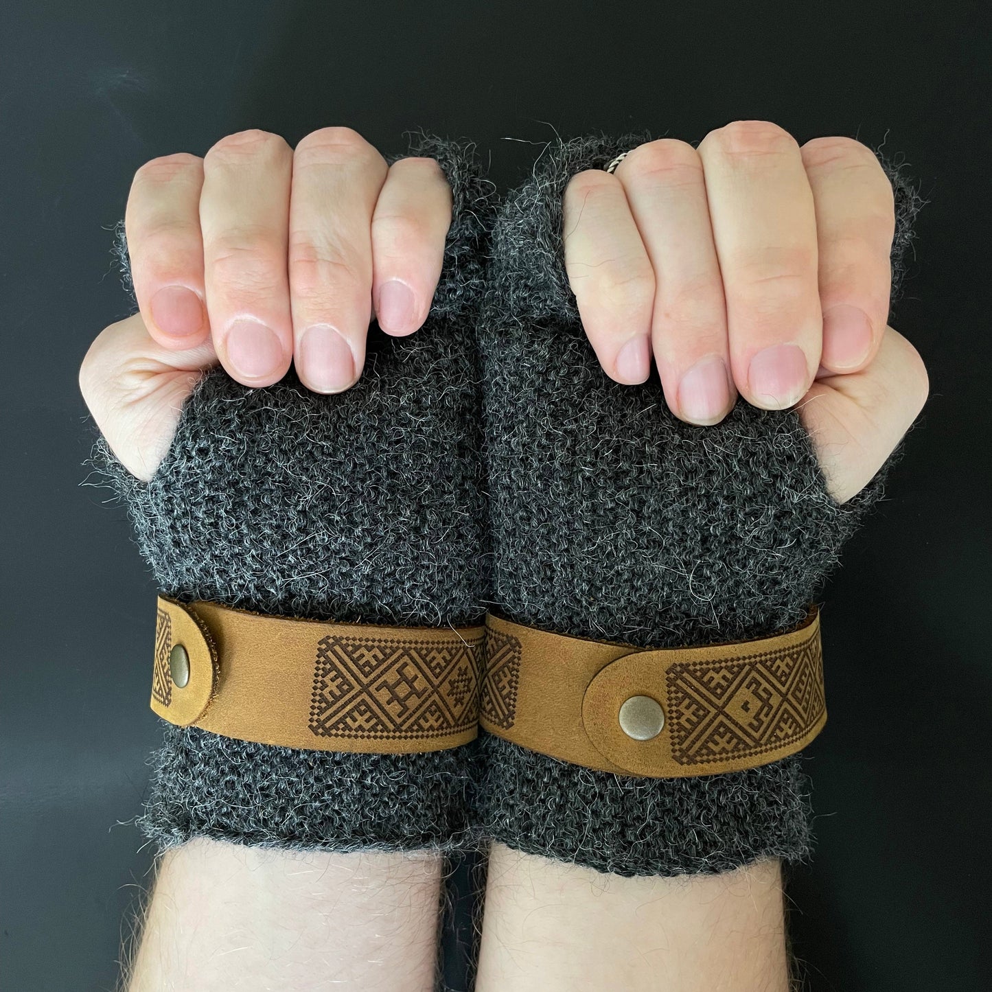 100% Alpakų vilnos riešinės