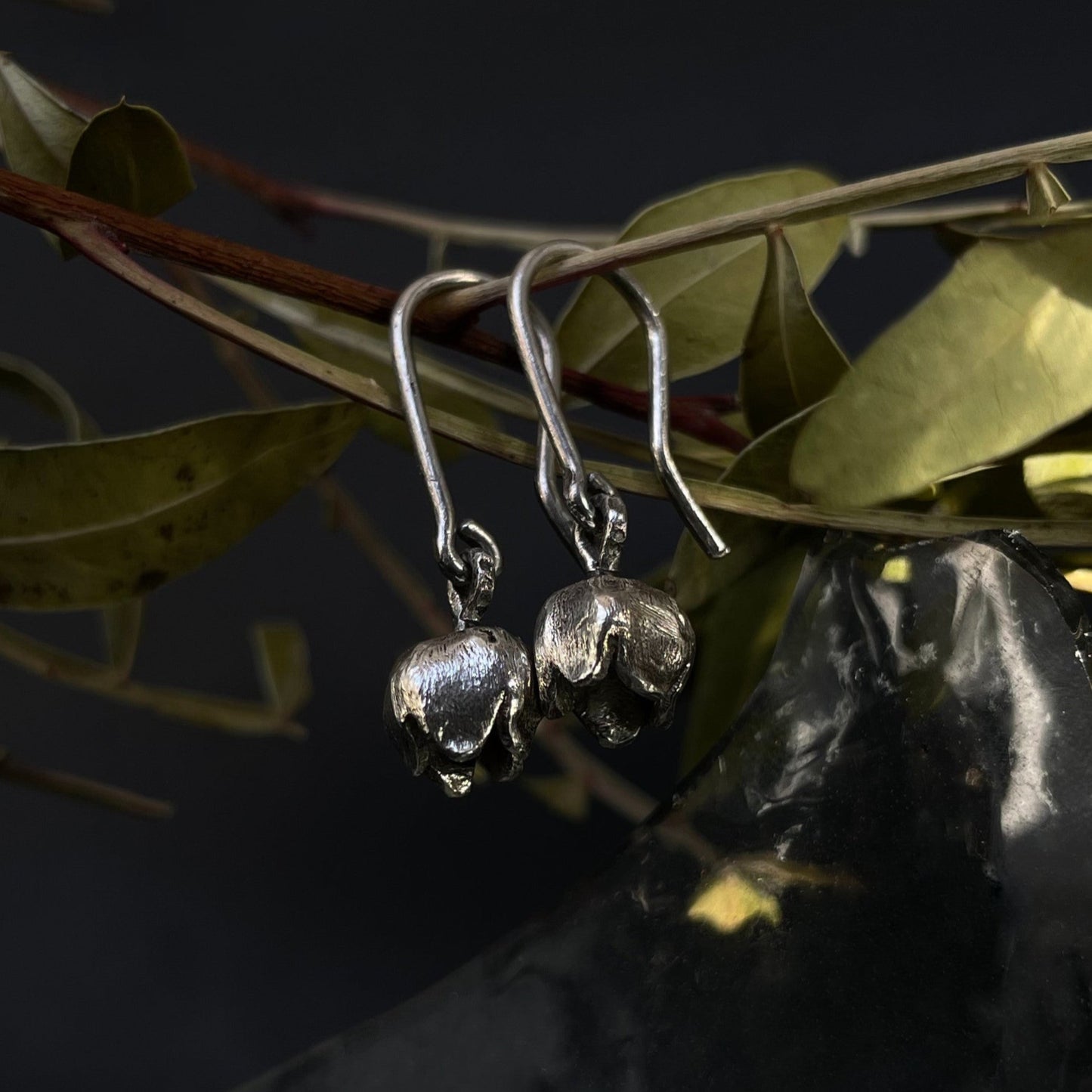 Earrings "Silver Dew"