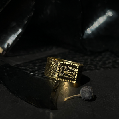 Signatarinis baltų zodiako žiedas