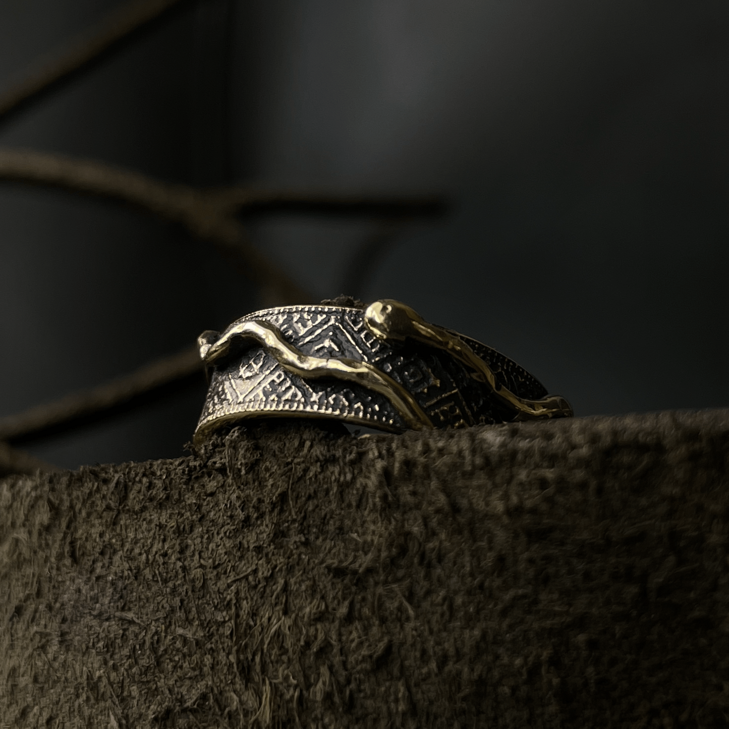 Ring "Spirit of the Grass Snake"
