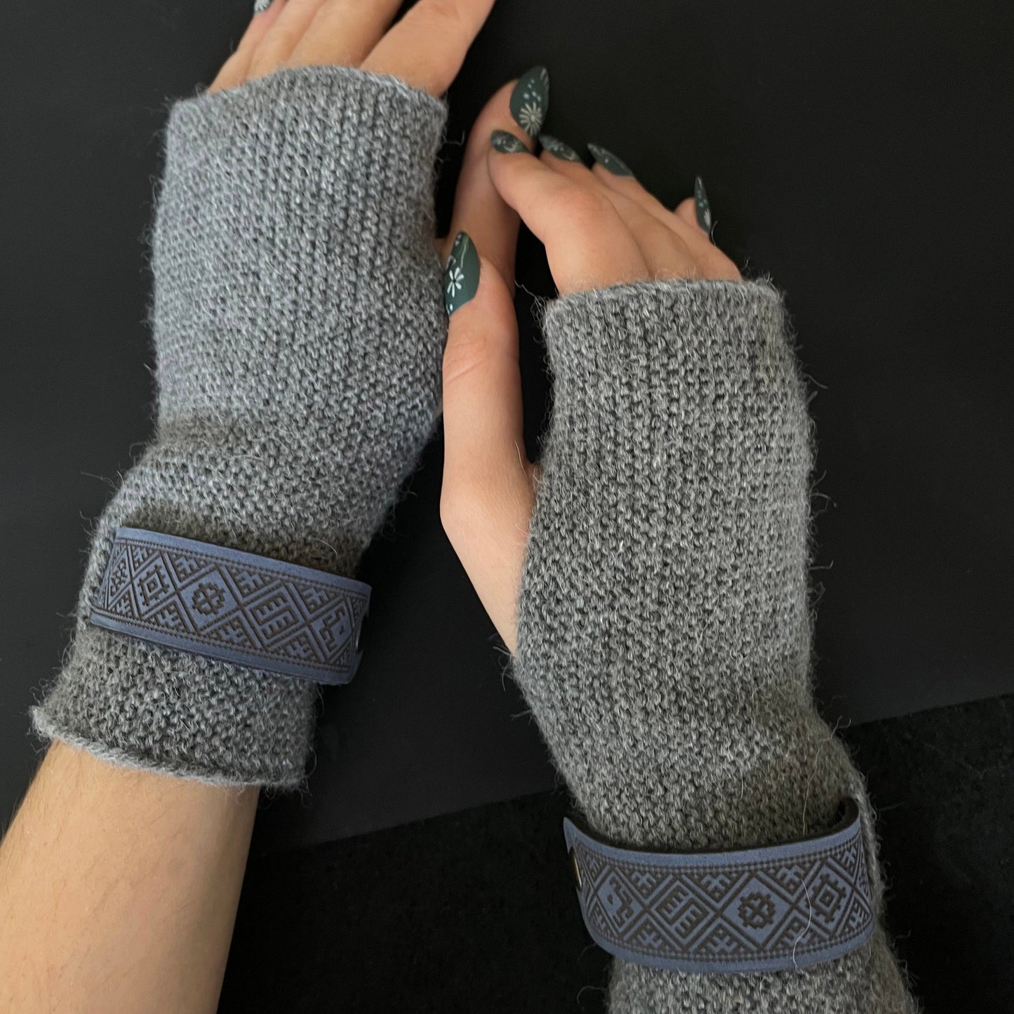 100% Alpakų vilnos riešinės