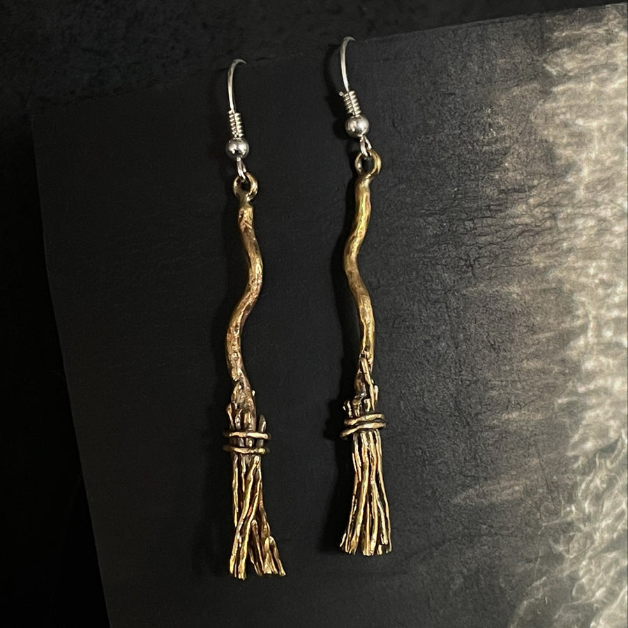 Earrings "Lil’ Brooms"