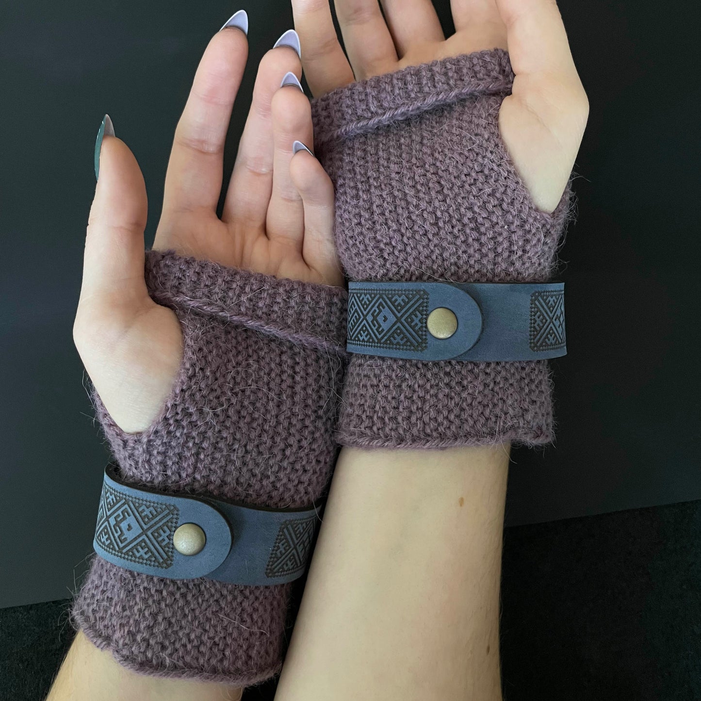 100% Alpakų vilnos riešinės