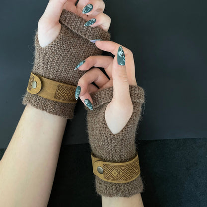 100% Alpakų vilnos riešinės