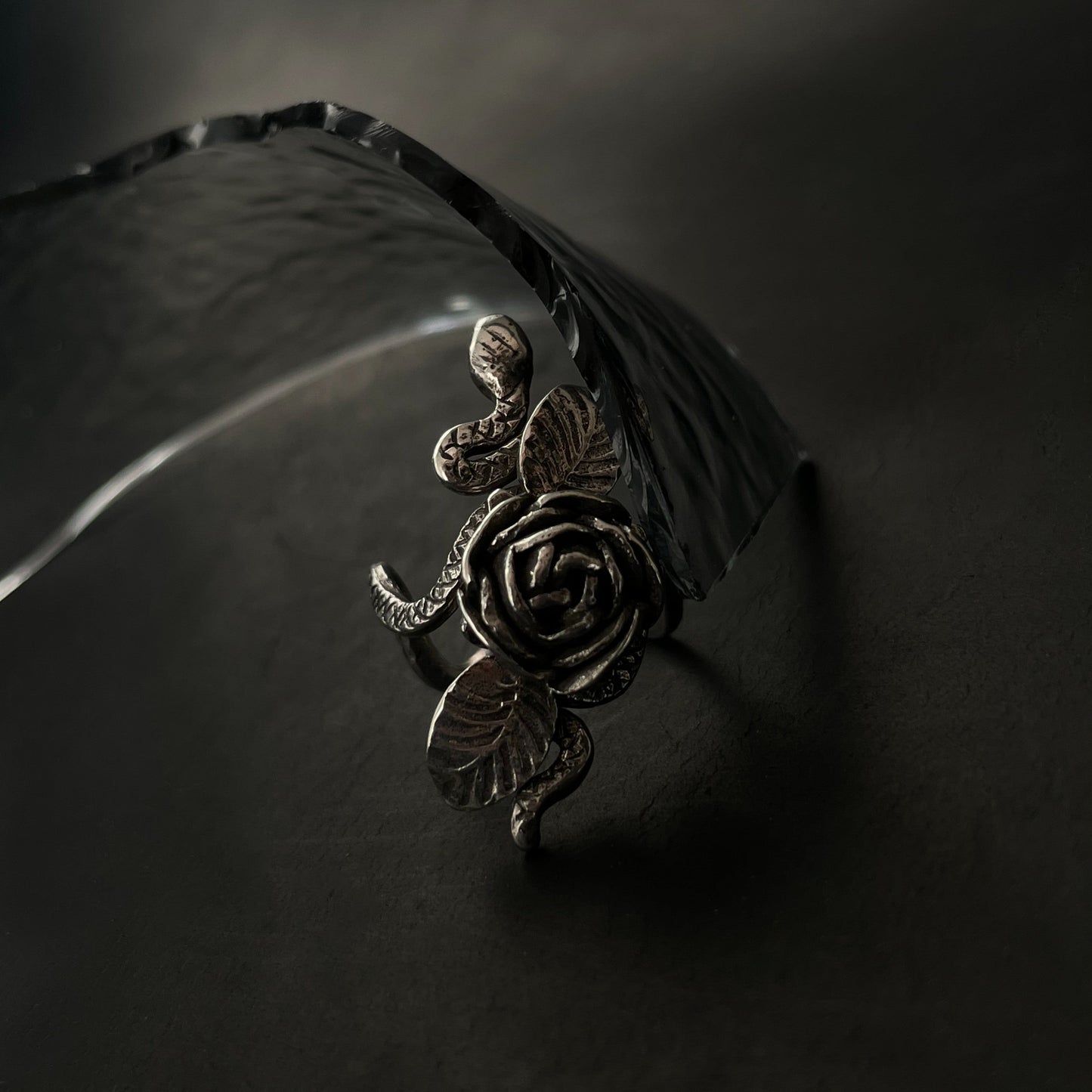 Silver ring "Rosewitch"