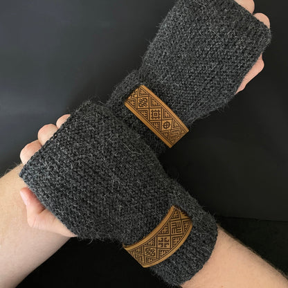 100% Alpakų vilnos riešinės